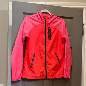 Under Armour Hot Coral Women's Lightweight Rain / Running Jacket